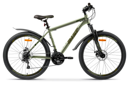 Велосипед AIST Quest Disc 26" 13" зеленый 2025 4810310035151
