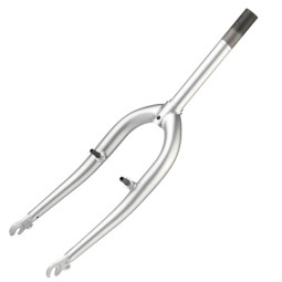 Вилка 20" 1"х194мм жёсткая резьб/V-brake/сталь/серебристо-серая