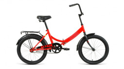 Велосипед ALTAIR CITY 20 (20" 1 ск. рост. 14" скл.) 2022, красный/голубой QR