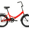 Велосипед ALTAIR CITY 20 (20" 1 ск. рост. 14" скл.) 2022, красный/голубой QR