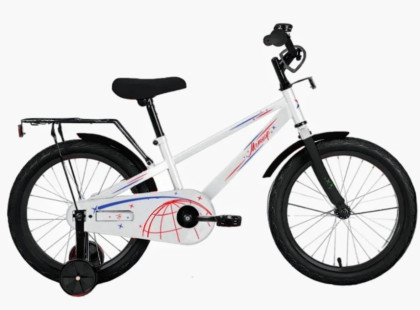 Велосипед FORWARD METEOR 16 (16" 1 ск.) 2023, белый QR