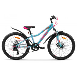 Велосипед AIST Rosy Junior 1.1 /24//бирюзовый/ 2025 4810310037049