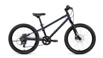 Велосипед FORWARD SPIKE CX 20 10" 2026 тёмный серо-голубой