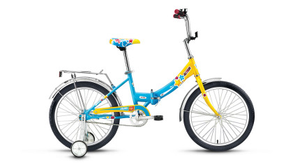 велосипед ALTAIR City girl 20 Compact скл. (20" 1ск) желтый / синий 2017