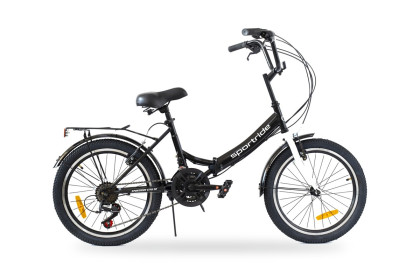 Велосипед SPORTRIDE CITY 20 (21 ск., рост OS) черный 2025