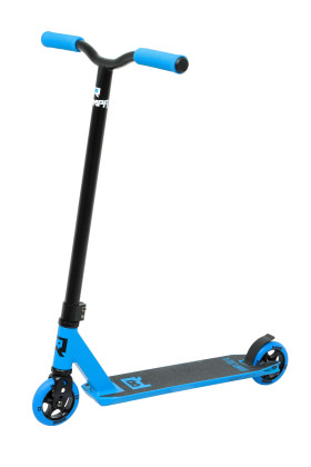 Самокат RRAMPA 360 AL (110) голубой/черный