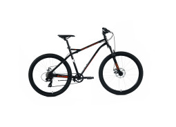 Велосипед FORWARD FLASH CX 26 (8ск., 19") 2025, черный/оранжевый