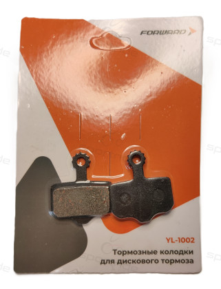 Тормозные колодки, YL-1002, для дискового тормоза, FORWARD