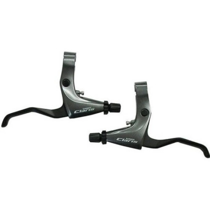 Тормозные ручки алюминий SHIMANO Claris BL-R2000 комплект правая+левая для плоского руля