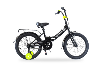Велосипед SPORTRIDE KIDS 18 COMPACT (1 ск., рост OS) черный 2025
