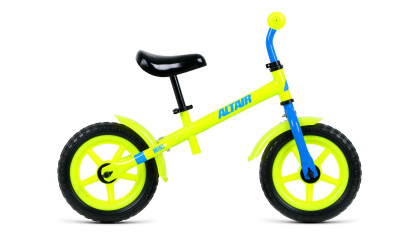 Беговел ALTAIR MINI 12 12" 2020-2021, ярко-желтый/синий